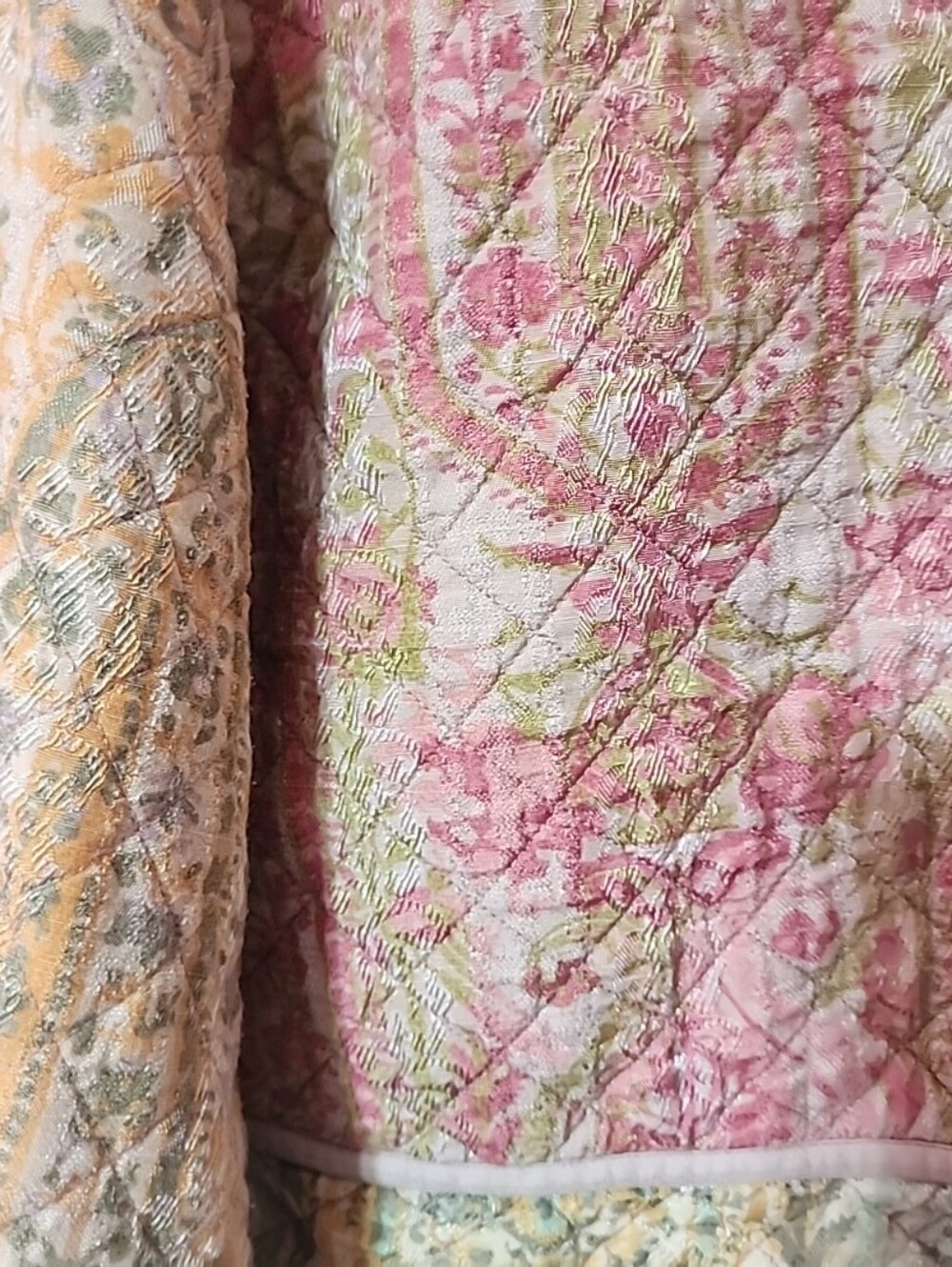 Zara Quilted Floral Paisley Jacket Oversized Boho Chic. Medium - Picture 4 of 9